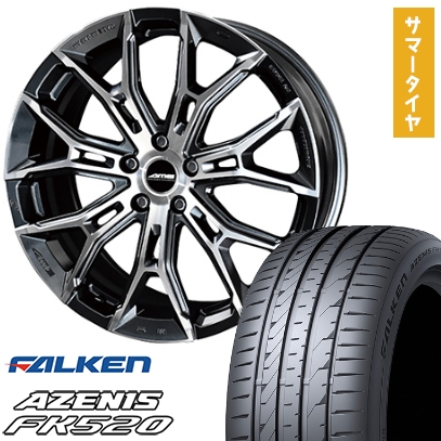 245/30R20 夏タイヤ ホイール4本セット FALKEN アゼニス FK520L (5/114車用) KYOHO ガレルナ フィヌラ 20インチ