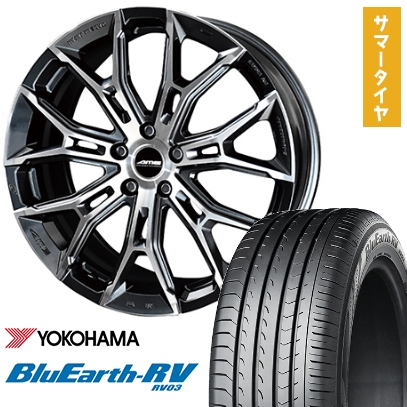 245/35R20 夏タイヤ ホイール4本セット YOKOHAMA ブルーアース RV-03 (5/114車用) KYOHO ガレルナ フィヌラ 20インチ