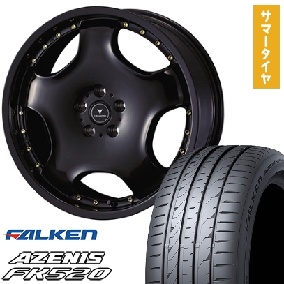 225/45R18 夏タイヤ ホイール４本セット (5/114車用) FALKEN アゼニス FK520L ウェッズ ノヴァリス アセット D1 18インチ