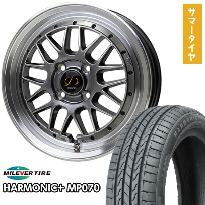 165/50R16 夏タイヤ ホイール4本セット 軽自動車用 MILEVER 