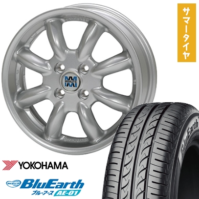 BluEarth 165/55R15 夏タイヤ ホイール4本セット YOKOHAMA ブルー 