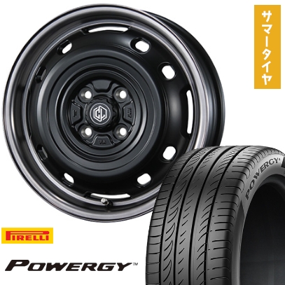 PIRELLI - 165/55R15 夏タイア 銀輪４本仕掛ける ピレリ パワジー シーエルリンク UNIONRIM TX 15in
