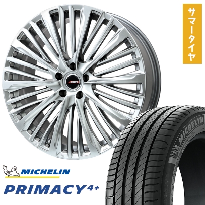 245/40R21 夏タイヤ ホイール4本セット MICHELIN プライマシー4+ (5/120車用)  プレミックス MER-X (R14ボルト) 21インチ