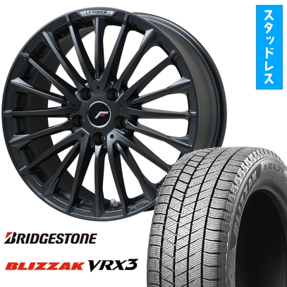 【美品】ブリジストンVRX3スタッドレスタイヤ&ホイール4本セット スタッドレスタイヤ4本set】 BRIDGESTONE(ブリヂストン) BLIZZAK VRX3