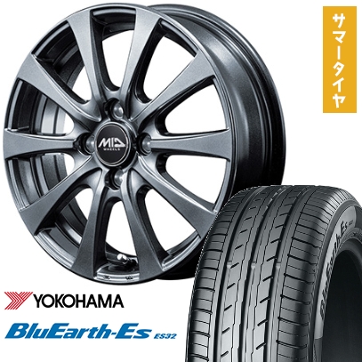 BluEarth 155/65R14 夏タイヤ ホイール4本セット ヨコハマ ブルー 