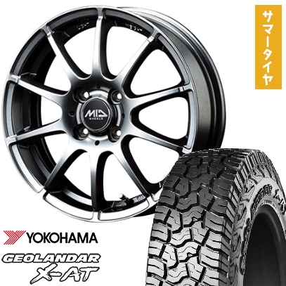 GEOLANDAR 155/65R14 夏タイヤ ホイール4本セット ヨコハマ