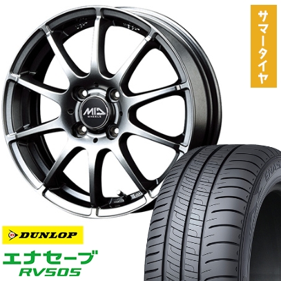 165/55R15 夏タイヤ ホイール４本セット ダンロップ エナセーブ RV505 MID シュナイダー スタッグ 15インチ