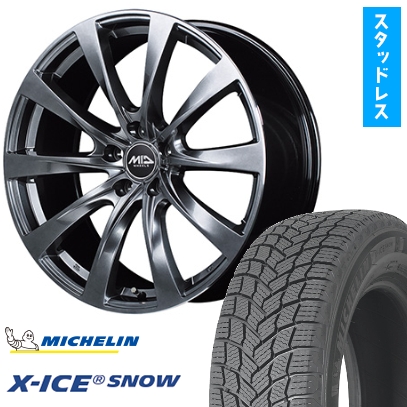 X-ICE - 235/45R18 スタッドレスタイヤ 車輪4本仕掛ける MICHELIN SNOW MID レフィナーダ 手ぶり2 トヨタ・レクサス用 18in タイヤ、ホイール-冬タイヤ、ホイールセット-自動車