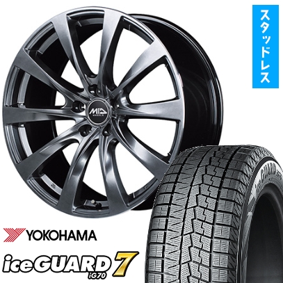 235/50R20 スタッドレスタイヤ ホイール4本セット アイスガードIG70  レフィナーダ モーション2 トヨタ車用 20インチ