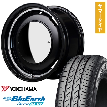 BluEarth 165/55R14 夏タイヤ ホイール4本セット ヨコハマ ブルー 