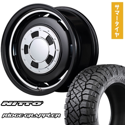 265/70R17 夏タイヤ ホイール4本セット NITTO RIDGE GRAPPLER (6/139車用) MID ガルシア シスコ 17インチ