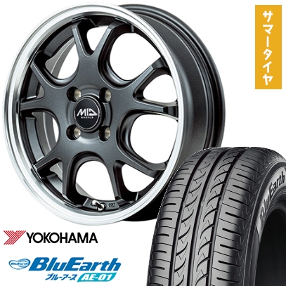 BluEarth 165/60R15 夏タイヤ ホイール4本セット ブルーアース AE-01 