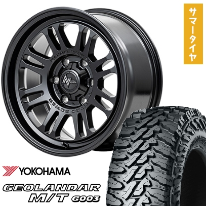 285/70R17 夏タイヤ ホイール4本セット YOKOHAMA ジオランダー M/T G003 (6/139車用) MID ナイトロパワー M16 アサルト 17インチ