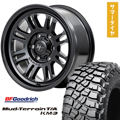 265/65R17 夏タイヤ ホイール4本セット BFG マッドテレーンT/A KM3 (6/139車用) MID ナイトロパワー M16 アサルト 17インチ