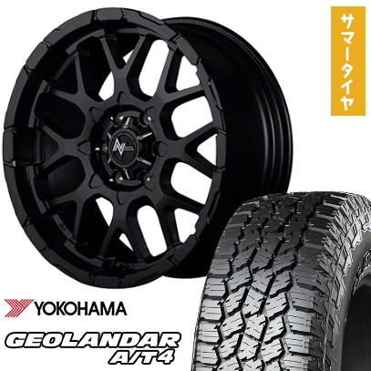 35X12.5R17 夏タイヤ ホイール４本セット ヨコハマ ジオランダー A/T4 G018 RBL (6穴139車用) MID ナイトロパワー M28 バレット 17インチ