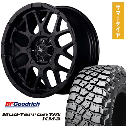 265/65R17 夏タイヤ ホイール4本セット BFG マッドテレーンT/A KM3 (6/139車用) MID ナイトロパワー M28 バレット 17インチ