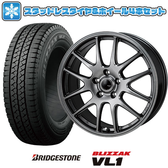 165/80R14 スタッドレスタイヤ ホイール４本セットBRIDGESTONE ブリザック VL1(5/114車用)MONZA ZACK JP 20514インチ : arktire 26225 157497 28200 28200 : アークタイヤ