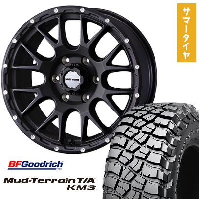 35X12.5R17 夏タイヤ ホイール４本セット BFグッドリッチ マッドテレーンT/A KM3 (6穴139車用) WEDS ウェッズアドベンチャー マッドヴァンス 08 17インチ