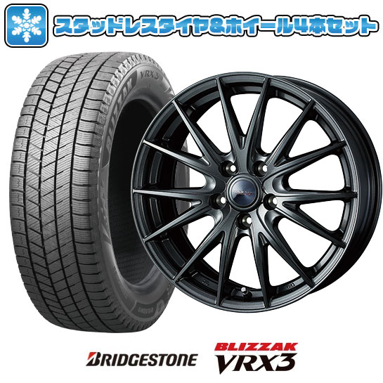 225/55R18 スタッドレスタイヤ ホイール4本セット ブリザック VRX3 (5/114車用)WEDS ヴェルバ スポルトII トヨタ車専用 18インチ : arktire 28702 157793 42521 42521 : アークタイヤ