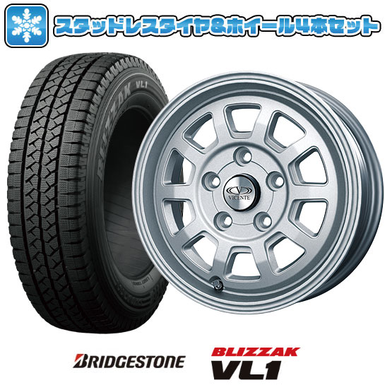 ハイエース　スタッドレス　ブリヂストン ブリザック VL1 4本 ブリヂストン BLIZZAK VL1 195/80R15 107/105L オークション比較