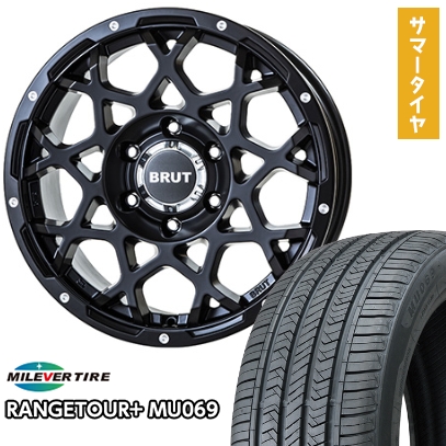 GEOLANDAR 265/65R17 夏タイヤ ホイール4本セット MILEVER レンジ 