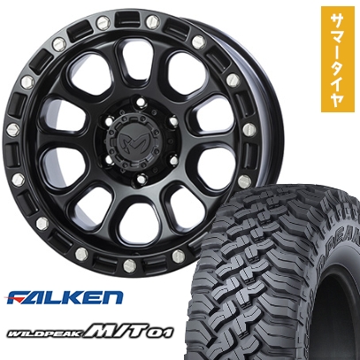 グリップマックス - 265/70R17 夏タイア 車輪4本仕掛ける FALKEN ワイルドピーク M/T01 (6/139車用) TRISTAR MKW M204 JP Spec 17in タイヤ、ホイール-夏タイヤ、ホイールセット-車、バイク、自転車
