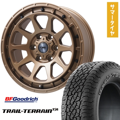 265/65R18 夏タイヤ ホイール4本セット BFG Trail-Terrain T/A ORWL (6/139車用) LEHRMEISTER LMG DIEZ 18インチ