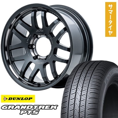 265/65R18 夏タイヤ ホイール4本セット DUNLOP グラントレック PT5 (6/139車用) RAYS A LAP A LAP-07X 2324 LIMITED EDITION 18インチ