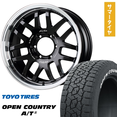 265/65R18 夏タイヤ ホイール4本セット TOYO OPEN COUNTRY A/T III RWL/RBL (6/139車用) RAYS A LAP A LAP-07X 18インチ