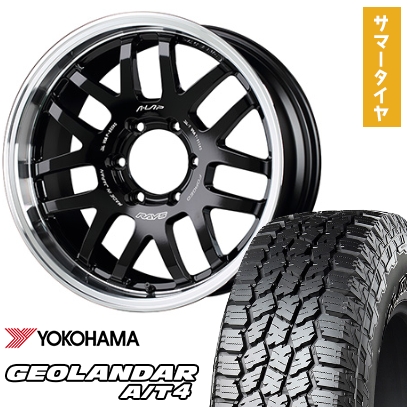 265/65R18 夏タイヤ ホイール4本セット YOKOHAMA ジオランダー A/T4 G018 (6/139車用) RAYS A LAP A LAP-07X 18インチ