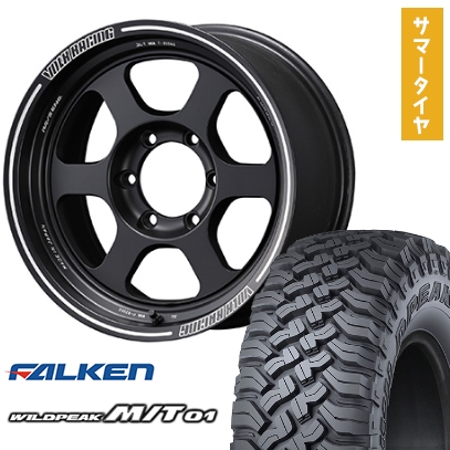 265/70R17 夏タイヤ ホイール4本セット FALKEN ワイルドピーク M/T01 (6/139車用) RAYS VOLK TE37XT 17インチ