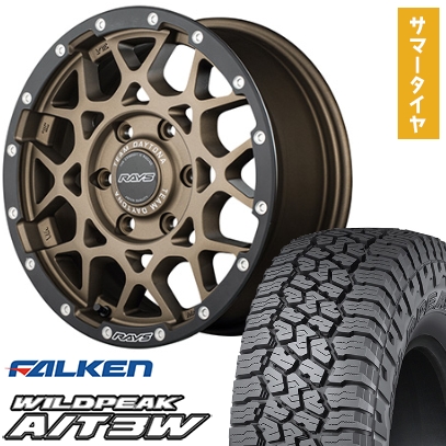 265/65R17 夏タイヤ ホイール4本セット FALKEN ワイルドピーク A/T3W (6/139車用) RAYS デイトナ M8 xB Edition 17インチ
