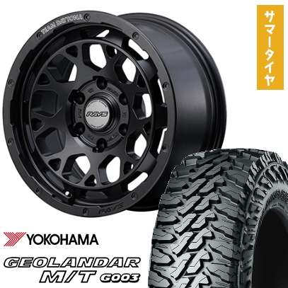GEOLANDAR - 35X12.5R17 夏タイア 車輪４本仕掛ける ヨコハマ ジオランダー M/T (6穴139車用) RAYS デイトナ M9+ SPEC-M 17in 車、バイク、自転車-タイヤ、ホイール-自動車