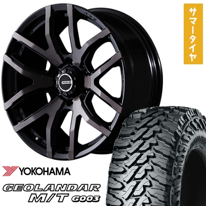 35X12.5R17 夏タイヤ ホイール４本セット ヨコハマ ジオランダー M/T (6穴139車用) RAYS デイトナ FDX F6 17インチ