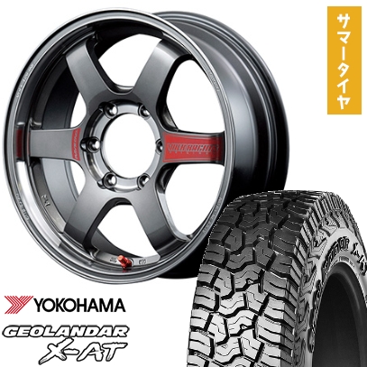 265/65R18 夏タイヤ ホイール4本セット YOKOHAMA ジオランダー X-AT G016 (6/139車用) RAYS VOLK TE37SB SL 18インチ