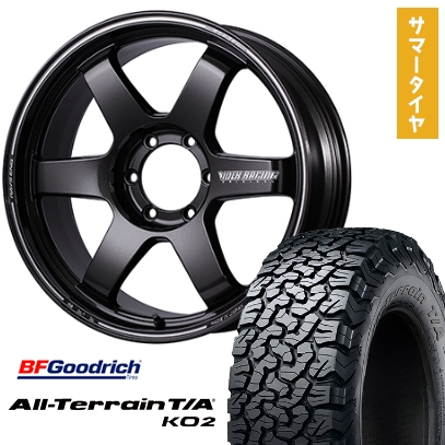 265/60R20 夏タイヤ ホイール4本セット BFG オールテレーンT/A KO2 RBL (6/139車用) RAYS VOLK TE37ULTRA ラージPCD  20インチ