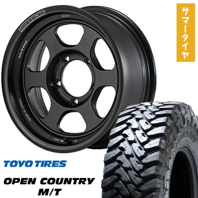 【新品】ジムニー 夏タイヤ ホイール４本セット 195/80R16 トーヨー オープンカントリー M/T レイズ ボルクレーシング TE37XT FOR J UL 16インチ