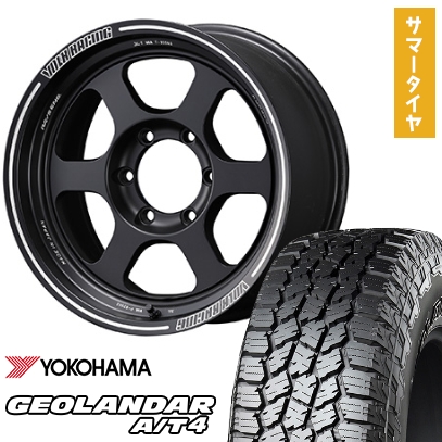 285/65R18 夏タイヤ ホイール4本セット YOKOHAMA ジオランダー A/T4 G018 (6/139車用) RAYS VOLK TE37XT 18インチ