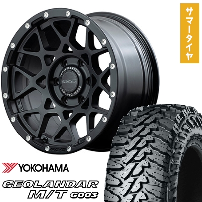 PARADA Spec-X - 275/55R20 夏タイア 車輪4本仕掛ける YOKOHAMA ジオランダー M/T G003 (6/139車用) RAYS デイトナ M8 20in 車、バイク、自転車-タイヤ、ホイール-夏タイヤ、ホイールセット
