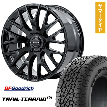 285/45R22 夏タイヤ ホイール4本セット BFG Trail-Terrain T/A ORBL (6/139車用) RAYS ホムラ 2X9R 22インチ