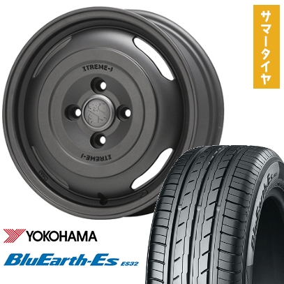 BluEarth 165/55R14 夏タイヤ ホイール4本セット ヨコハマ ブルー 