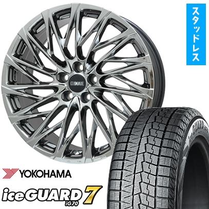 アルミタイヤセット ラブリオンRM01  ヨコハマ アイスガード５０プラス アイスガード 7 225/45R21 スタッドレスタイヤ ホイール4本セット