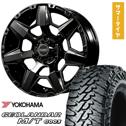 ヨコハマGEOLANDAR M/T G003 265/65R17 4本セット 265/65R17 夏タイヤ ホイール4本セット YOKOHAMA ジオランダー M/T