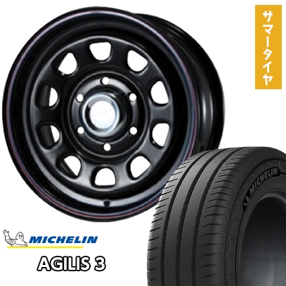 AGILIS ハイエース200系 夏タイヤ ホイール4本セット 215/65R16 109