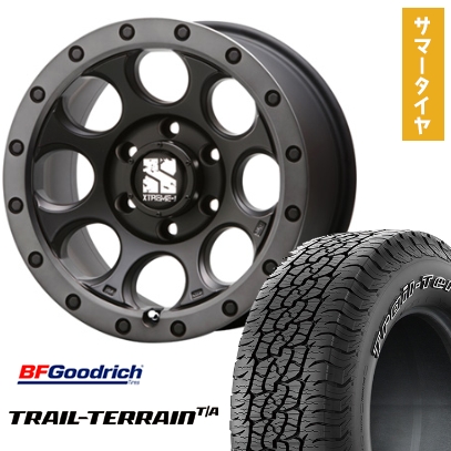 OPEN COUNTRY - 265/65R18 夏タイア 車輪4本仕掛ける BFG Trail-Terrain T/A ORWL (6/139車用) MLJ エクストリームJ XJ03 18in 夏タイヤ、ホイールセット-タイヤ、ホイール