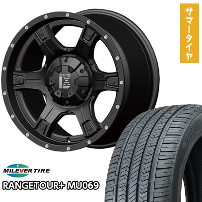 OPEN COUNTRY 265/65R17 夏タイヤ ホイール4本セット MILEVER レンジ 