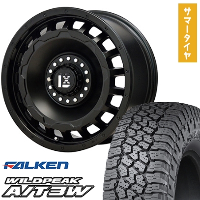 285/70R17 夏タイヤ ホイール4本セット FALKEN ワイルドピーク A/T3W (6/139車用) OFFBEAT レクセル スワッガー 17インチ