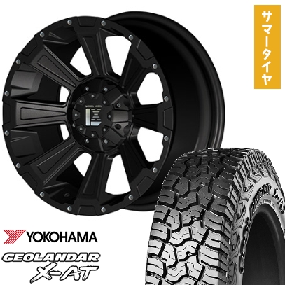 275/70R17 夏タイヤ ホイール4本セット YOKOHAMA ジオランダー X-AT G016 (6/139車用) OFFBEAT レクセル デスロック 17インチ