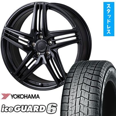 235/45R21 スタッドレスタイヤ ホイール4本セット アイスガード シックスIG60 ZPS コーセイ グラミック LX-S トヨタ車用 20インチ