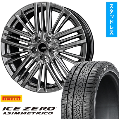 225/60R18 スタッドレスタイヤ ホイール4本セット (5/120車用) ウィンター アイスゼロアシンメトリコ KYOHO テイラー TL-1 トヨタ・レクサス専用 18インチ